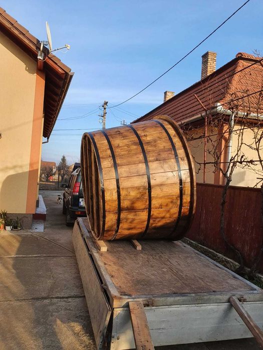 Ciubar din lemn, pentru baie, transport la domiciliu