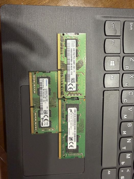 Планки помяти ddr3 и ddr4