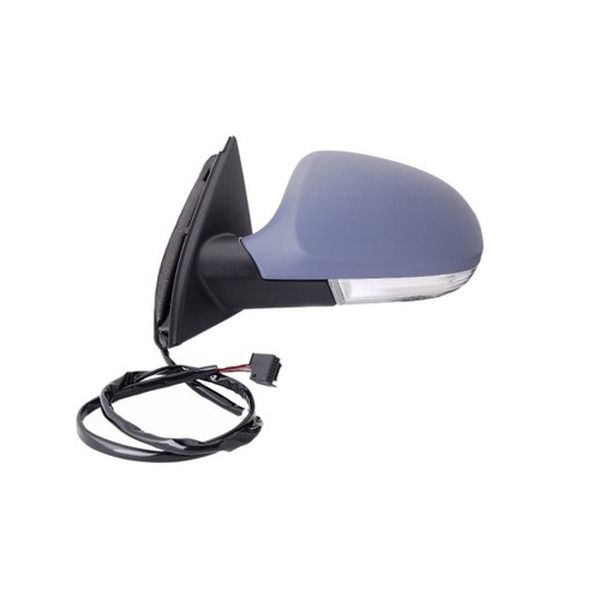 Oglinda exterioara VW Passat Sedan+Combi (B6 (3C)) 01.2005-07.2010 Partea stanga/dreapta Crom Asferica Electrica Cu Incalzire, carcasa grunduita, cu 9 pini, cu semnalizare, cu pliere, cu lampa perimetru