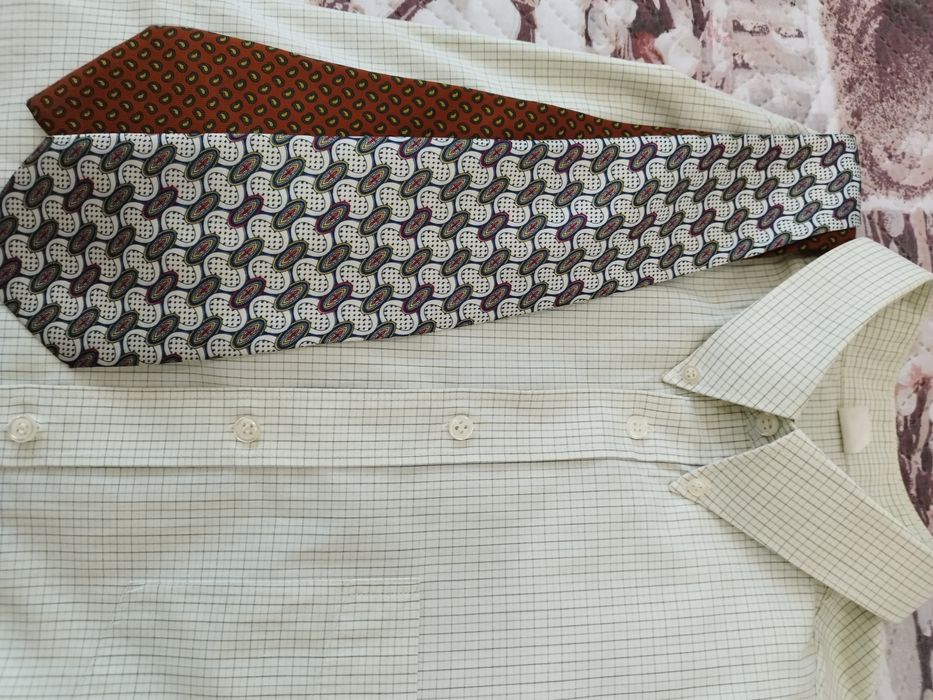 Мъжки ризи, голям размер с  бонус Вратовръзка