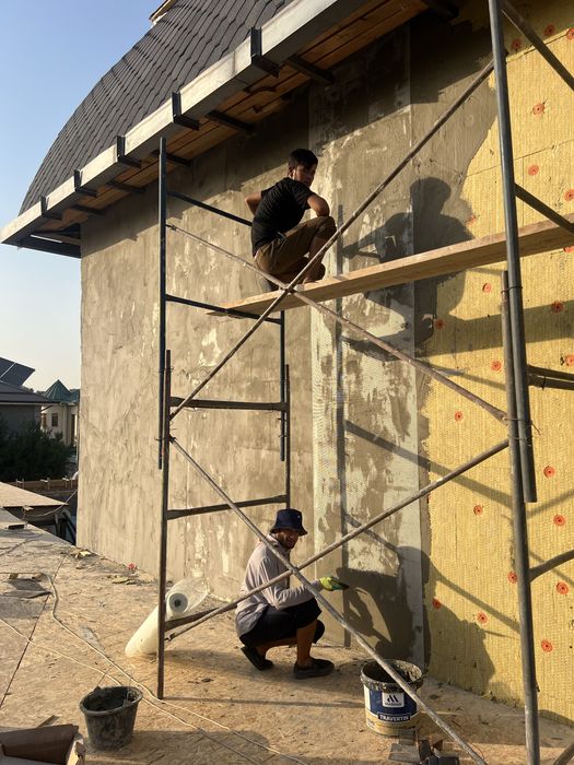 Базалет Утепление фасад ишини киламиз тез ва сифатли