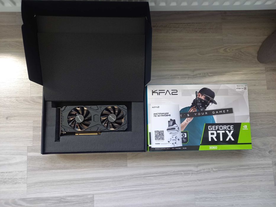 Видеокарта RTX 3060 12 ГБ