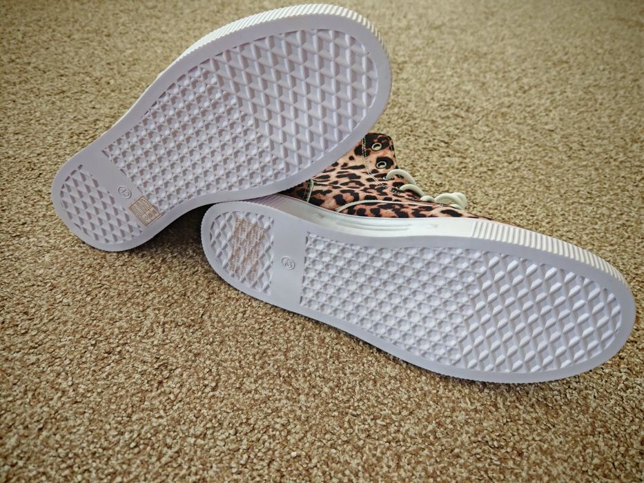 Дамски кецове / боти с леопардов принт 42 размер