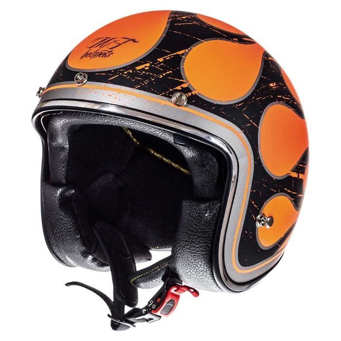 каска Mt helmets отворена каска ретро тъмни очила рокер  мото
