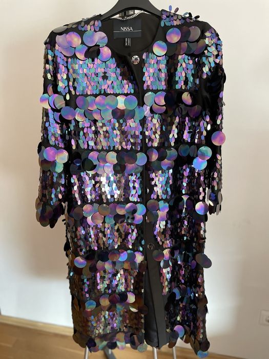 Pardesiu de ocazie cu paiete Nissa