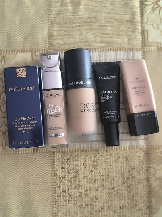 Fonduri de ten  Estee Lauder,Dose of colours,L'Oreal,Illansqus