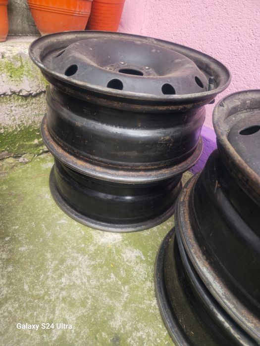 Set 4 jante tabla renault/ford R16 5x108 ET50 stare buna 200 lei toate 4