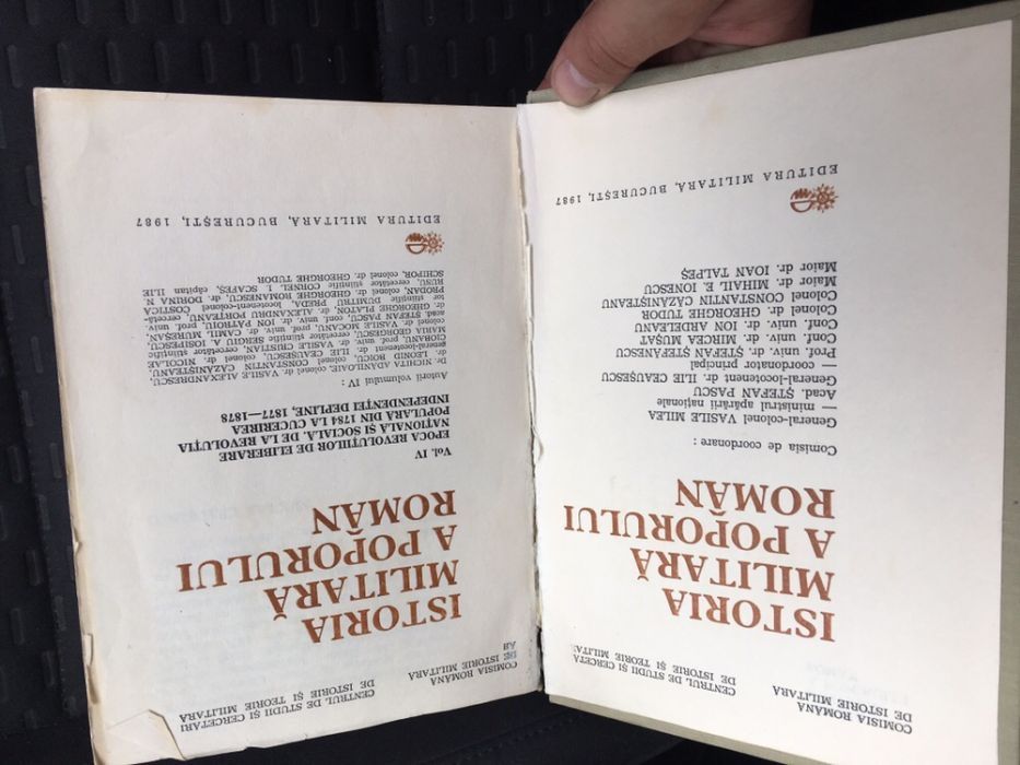 Carte volum istoria militara a poporului roman