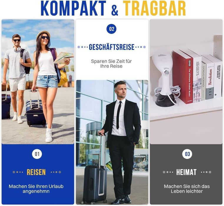 Уред за гладене с пара Rolipo 1640W 400 ml