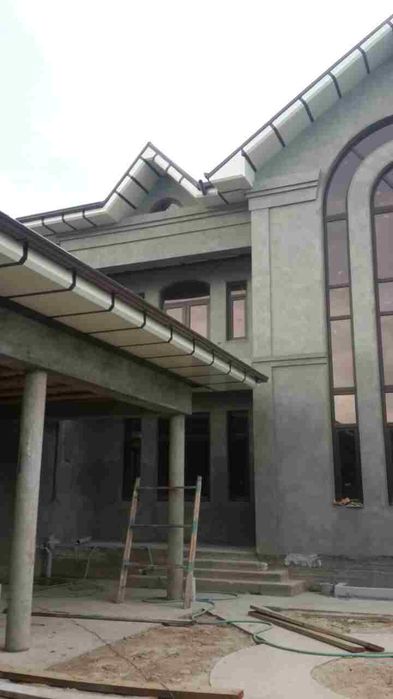 Алюкабонд алкафон аликабонд установка Травертин навес alkafon ustalar