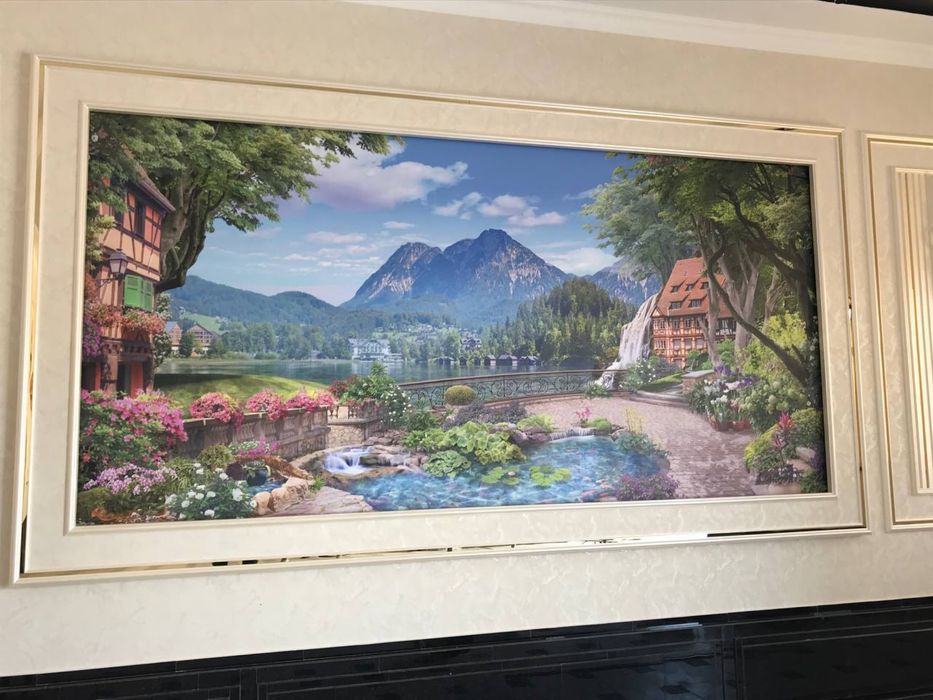 Фото обой 3D-Натяжные потолки-Oboy-Natijnoy potolok-Натяжной-Foto oboy