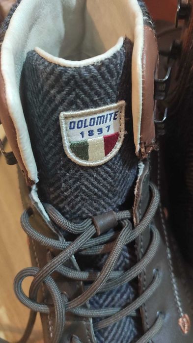 Bocanci/ ghete munte Dolomite 1897 piele, 42 noi