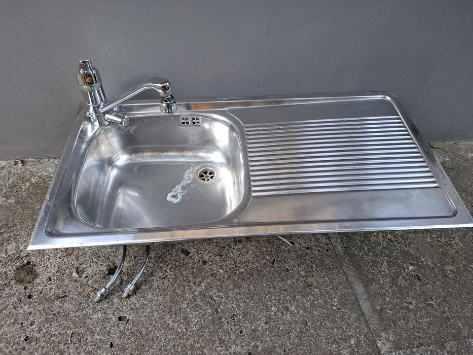 Chiuveta inox+baterie