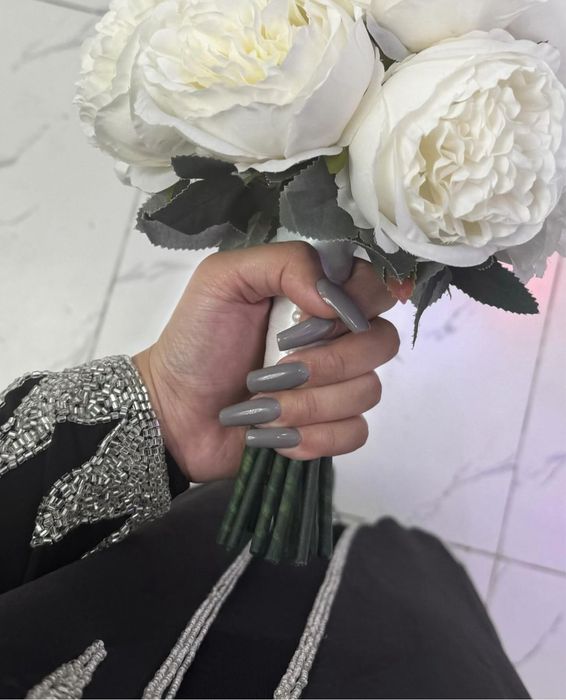 Букет невесты, пионы, белые, цветы