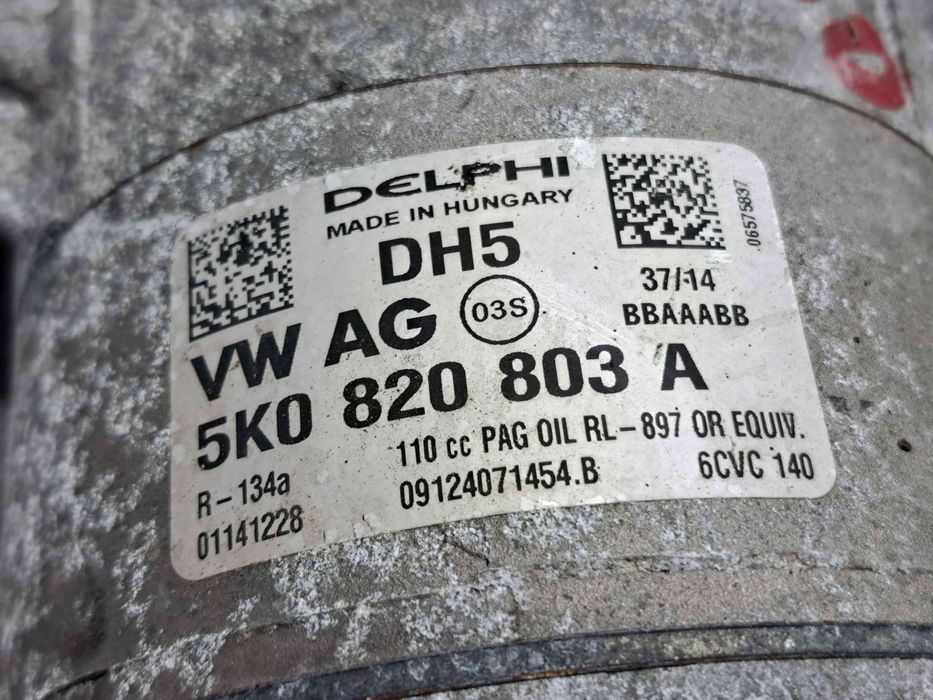 Compresor clima  AUDI A3 (8P1) [Fabr 2003-2012] 5K0820803A 2.0 TDI CFF