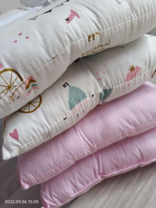 Бортики 12подушек и одеяло