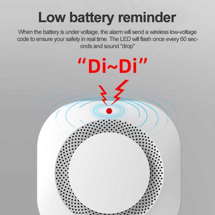 Смарт сензор за дим SMART Tuya Wifi 9V