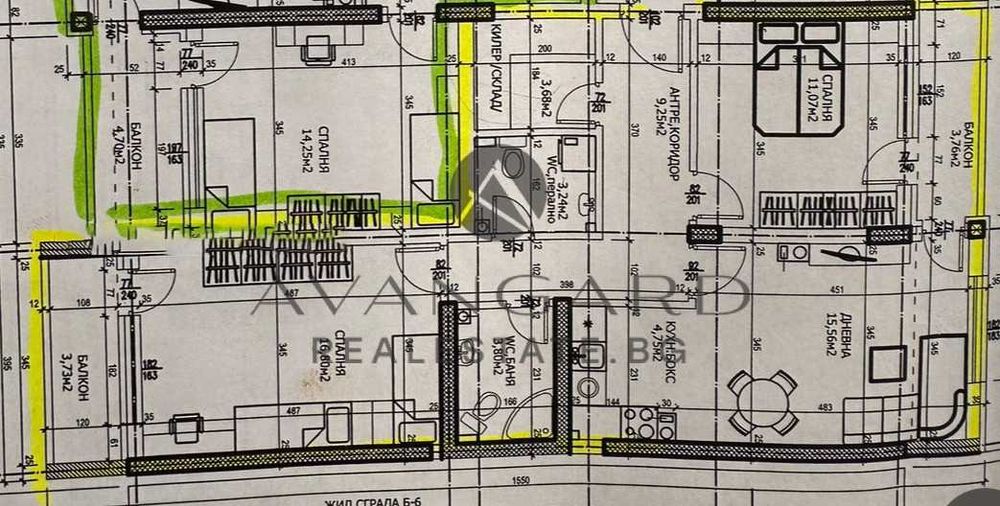 Продава се Тристаен апартамент в Пловдив, Тракия - 110 кв.м за 1146 €/кв.м - Снимка #8