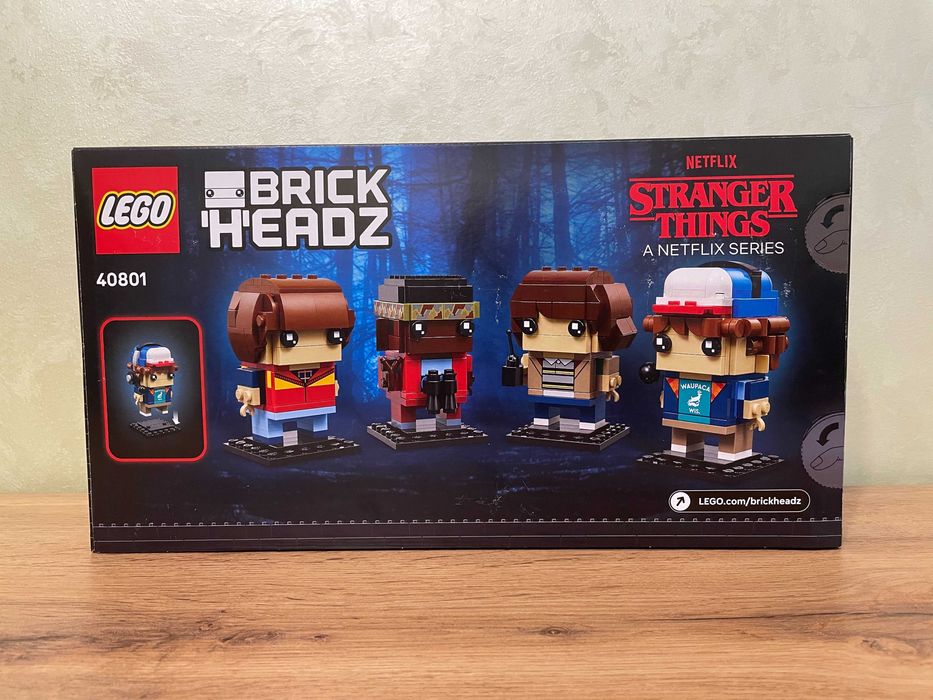 LEGO BrickHeadz Stranger Things: Майк, Дастин, Лукас и Уилл (40801)