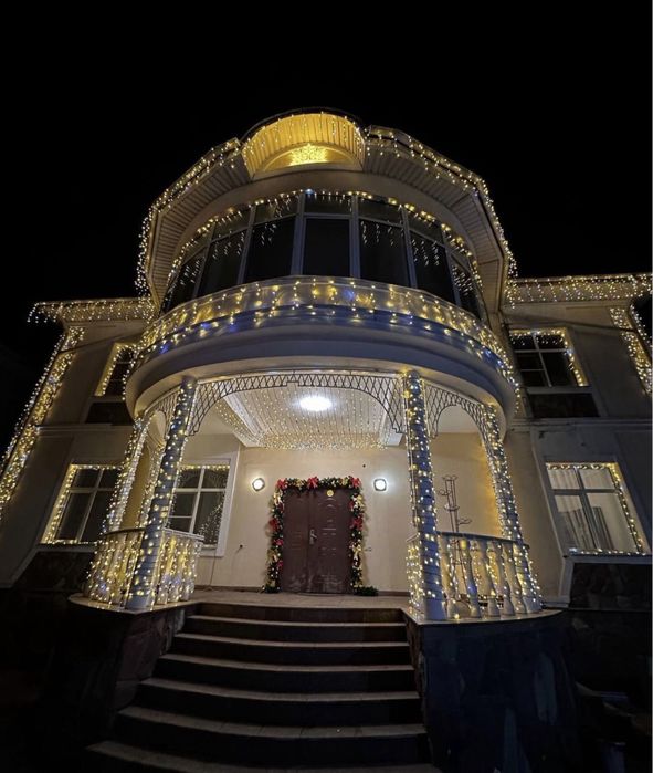 Уличные новогодние гирлянды