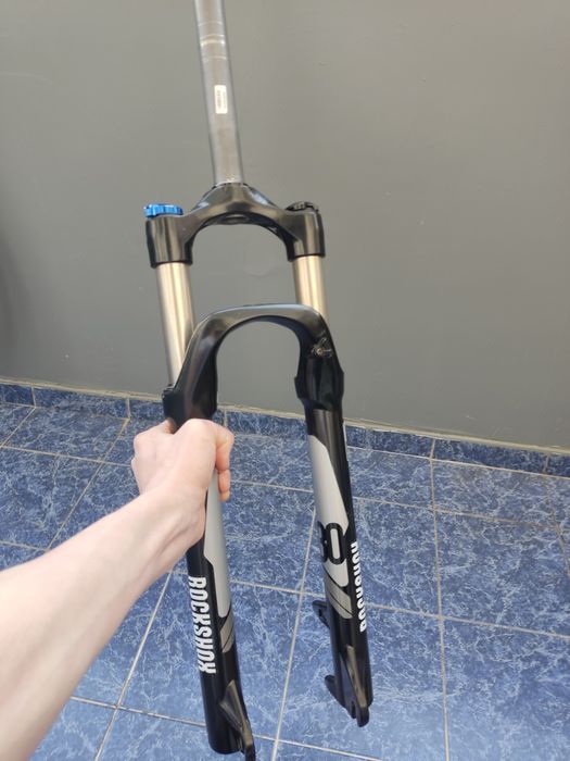 Вилка rock shox xc 30 silver tk