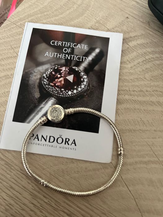 Сребърна гривна пандора