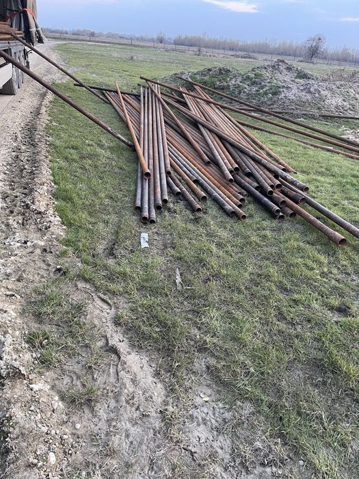 TEAVA TUBING pentru constructi hale fanare garaji stalpi gard cu mufa si filet