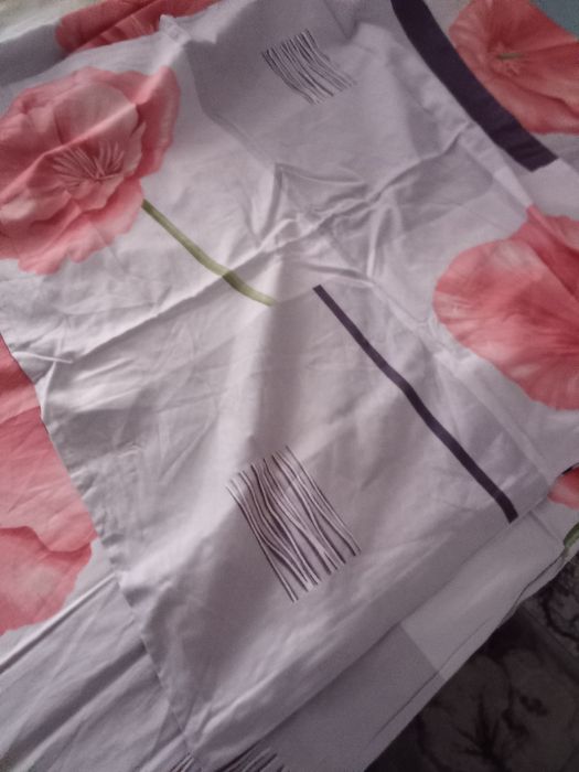 Спален комплект, чаршаф с калъфка 220 / 155см Мако сатен нов