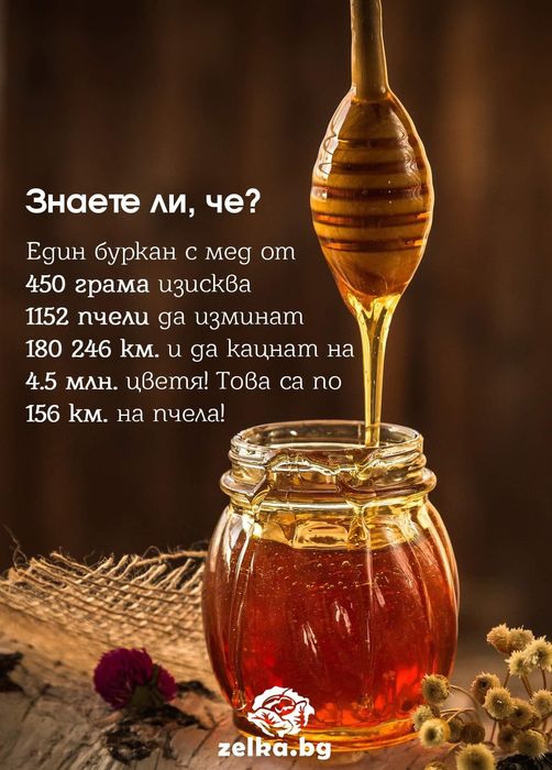 Пчелен Мед- 2025г, Букет, Тенекия, кошери, пчели,билков,билки, здраве