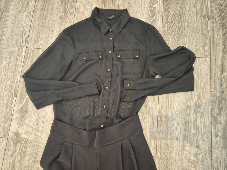 Дамски елегантен сет риза и панталон