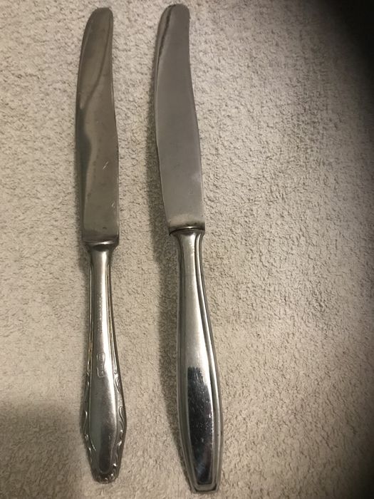 Прибори за хранене--Ретро от  1972 г--СССР--НОВИ-неръждавейка