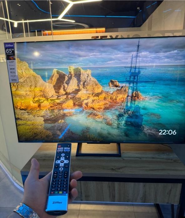 Телевизор Ziffler F65Q800U — это 65-дюймовый QLED 4K Ultra HD Smart TV