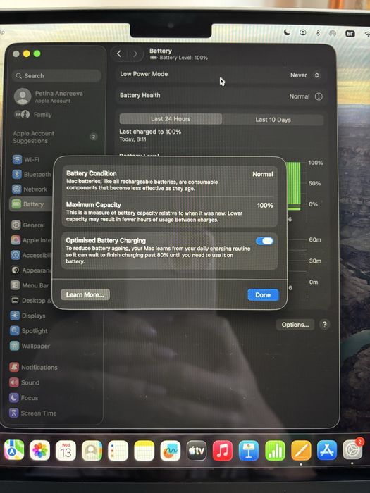 Macbook air 13, 16 Gb,