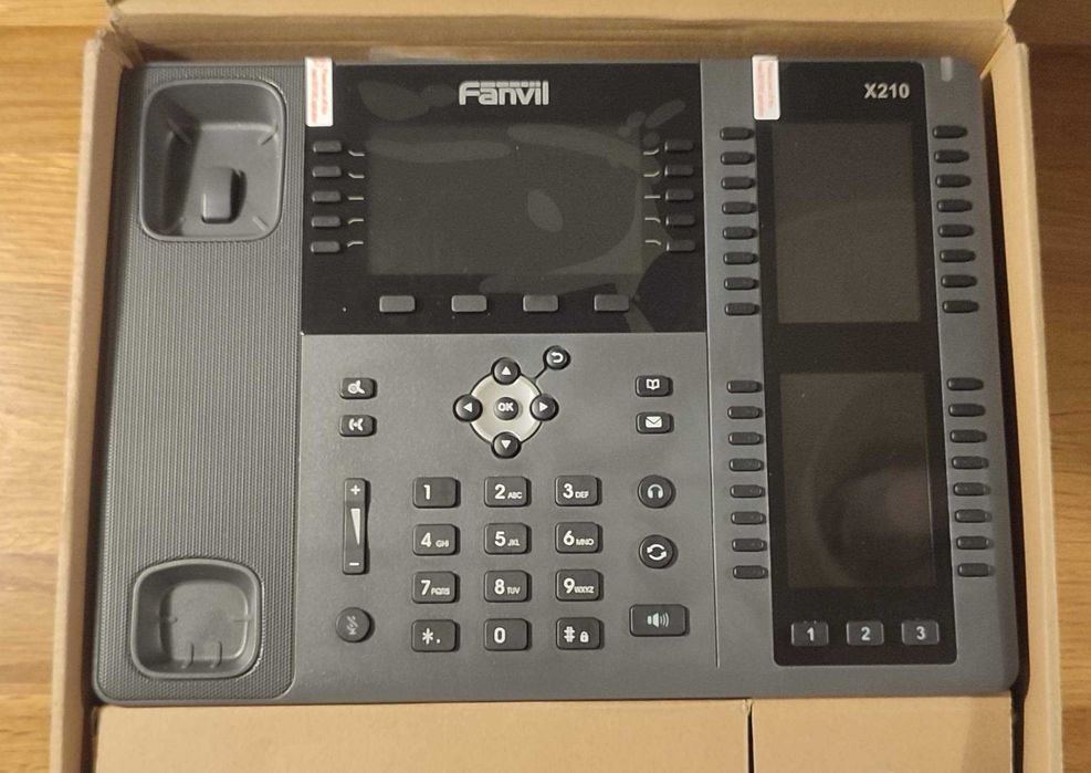 Telefon VoIP, Telefon SIP - Fanvil X210 - IPV6 HD BT RJ45 POE