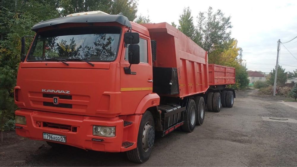 Песок грави пгс камаз