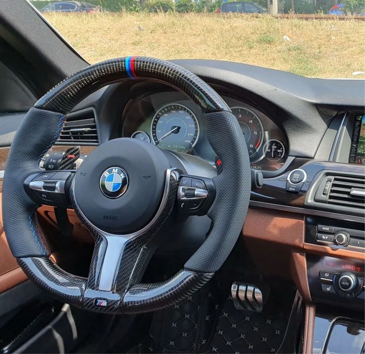 Volan la comanda , custom/carbon , pentru BMW f10 f06 f36  f30 etc