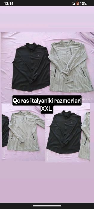 Erkaklar kiyimlari toʻplami 50ming