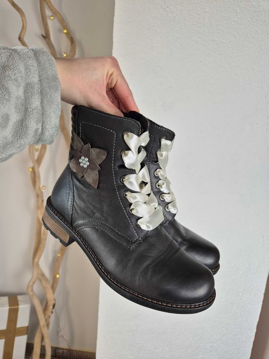 ghete piele naturală 37 custom