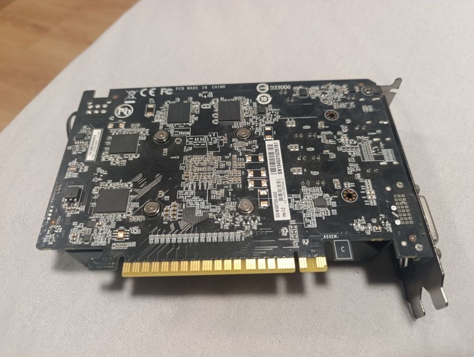 Видеокарта Gigabyte GTX 1050 Ti 4GB