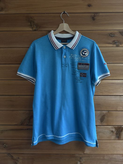 Винтидж Polo тениска Napapijri памучна