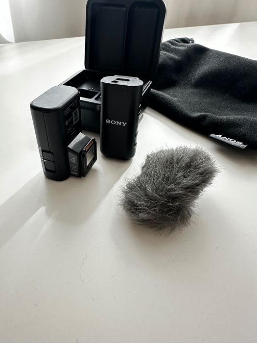 Microfon wireless Sony ECM-W3S + cutie încărcare – ca nou