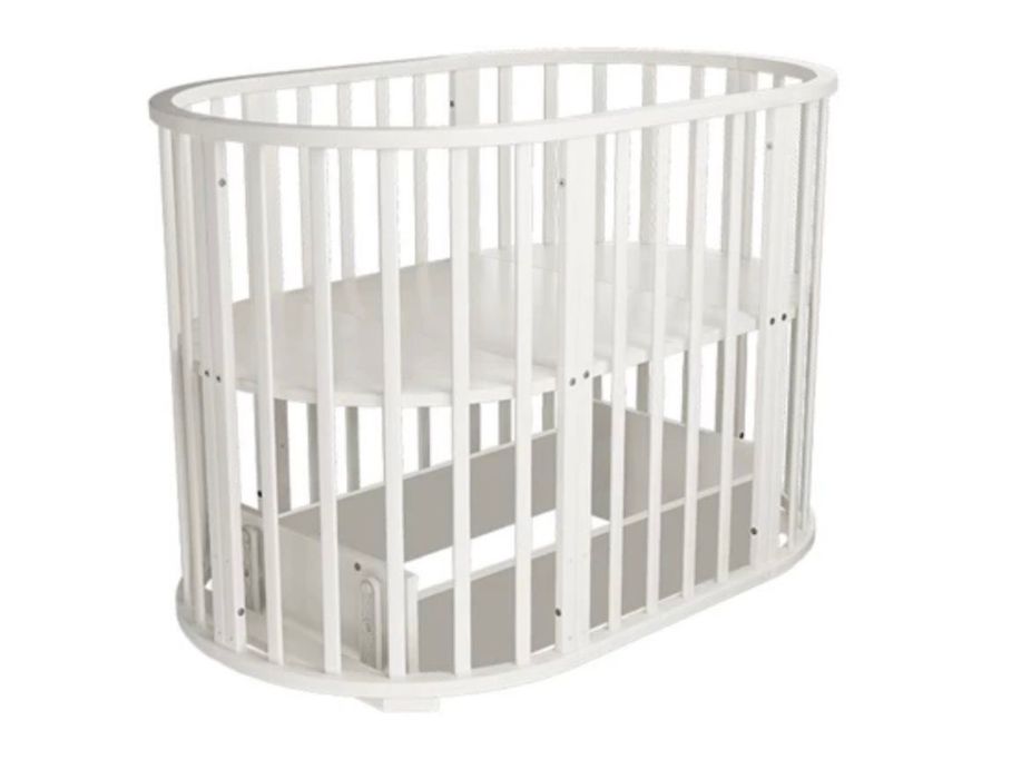 Детская кроватка трансформер с матрасом