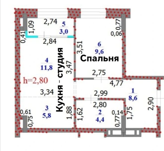 Продам евродвушку