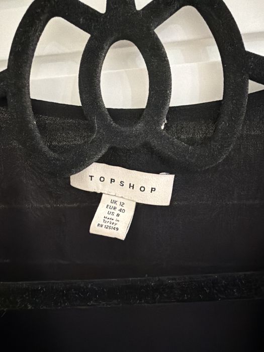 Платье черное шифоновое