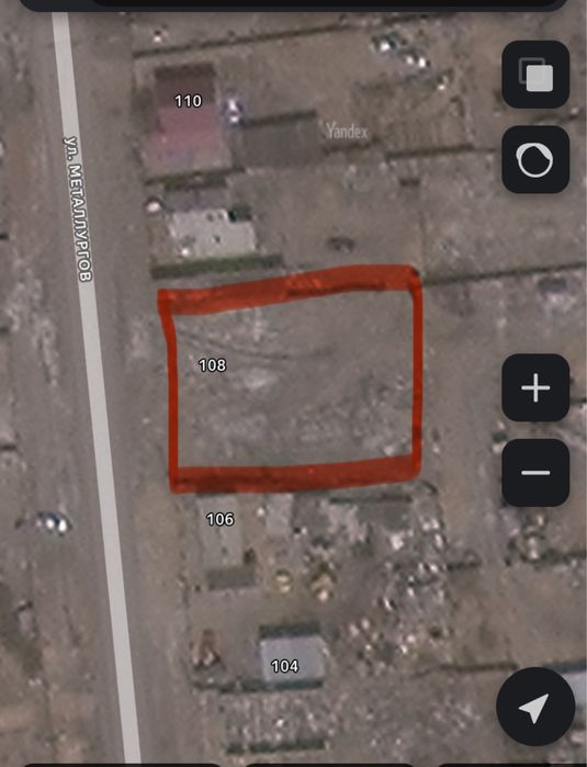 жер сатылады Металлург көшесі