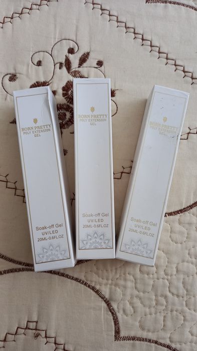 3 акригеля по 20мл