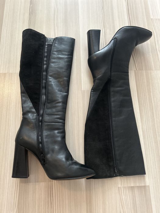 Cizme lungi, piele, 39