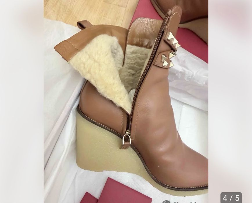 Сапоги зимние Valentino оригинал