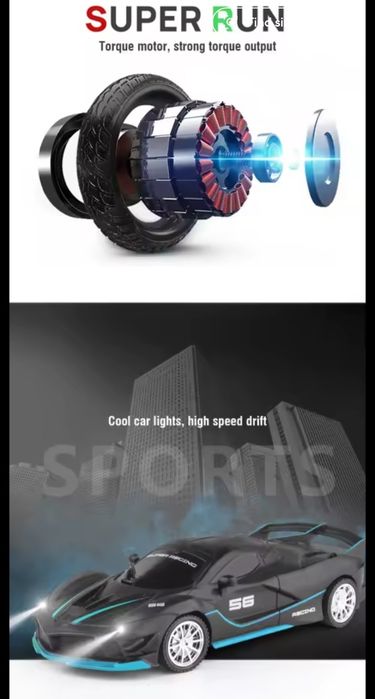 Играчка кола с дистанционно управление модел на Bugatti  1:18