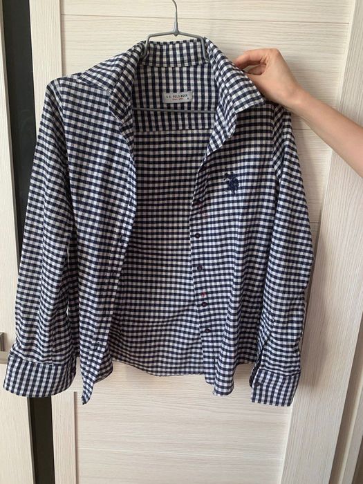 Клетчатая рубашка US Polo XS
